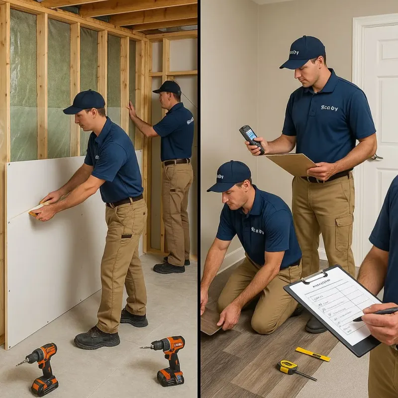 Repairs and Reconstruction process in Pharr, TX